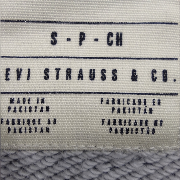 Levi's Knit Shacket Mens S Gray Casual Comfy Retro 90s Y2K - Picture 7 of 10